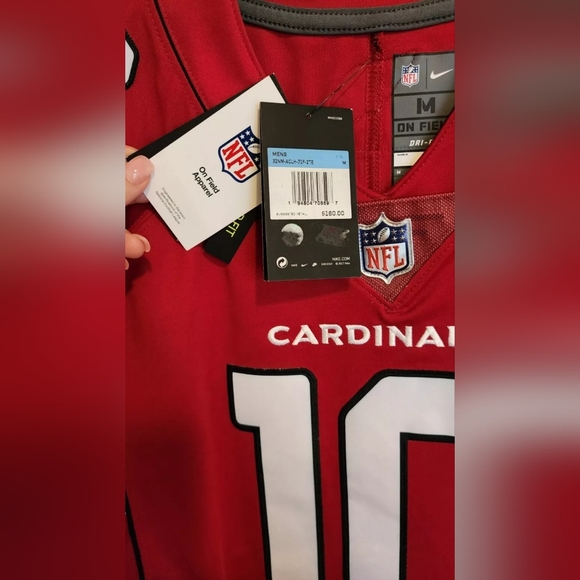 MENS M - NFL ARIZONA CARDINALS #10 HOPKINS JERSEY - NWT - Picture 4 of 12